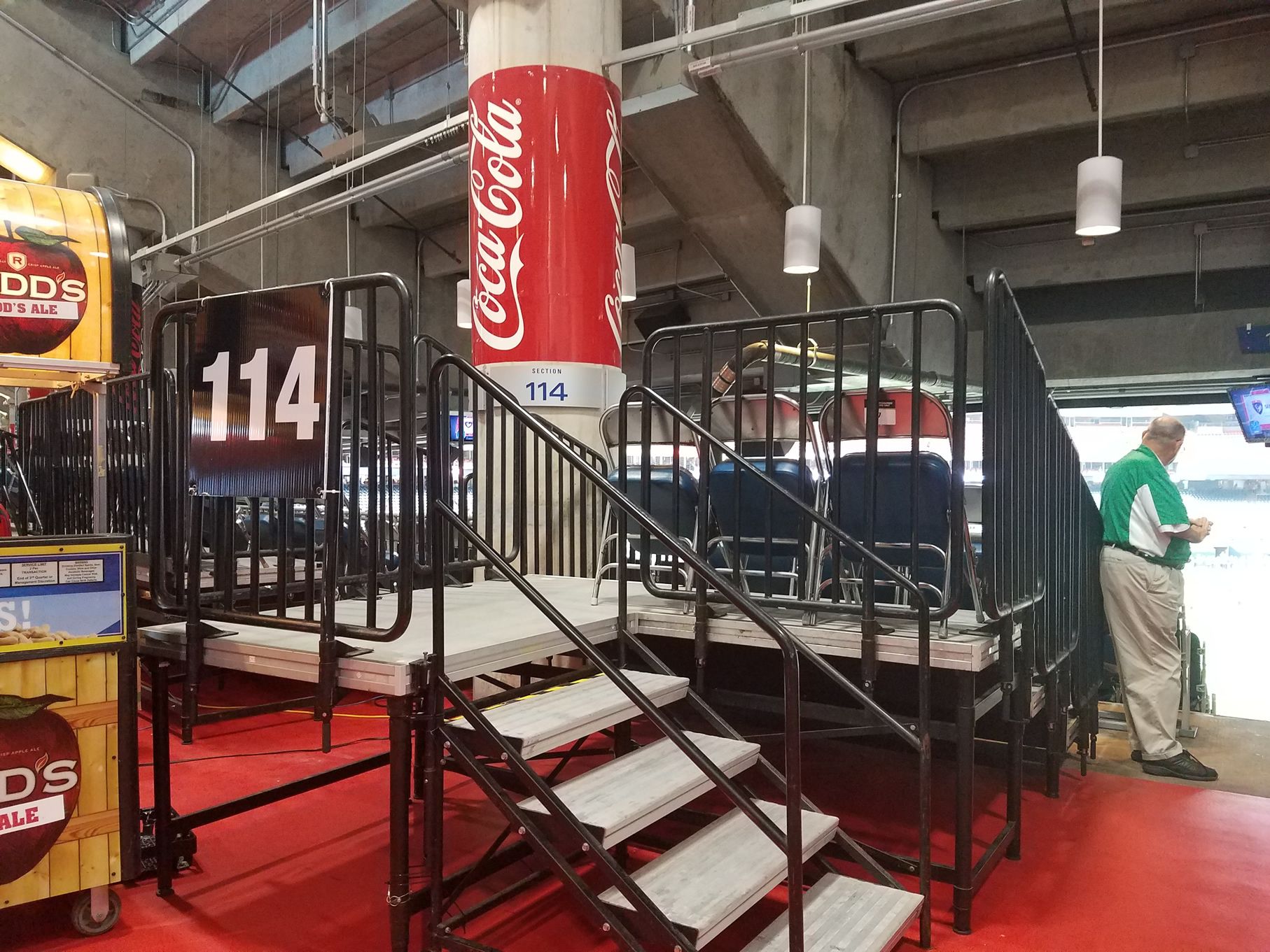 Section 114, Rows KK-MM